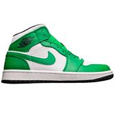 Nike Air Jordan 1 Mid "Lucky Green" 