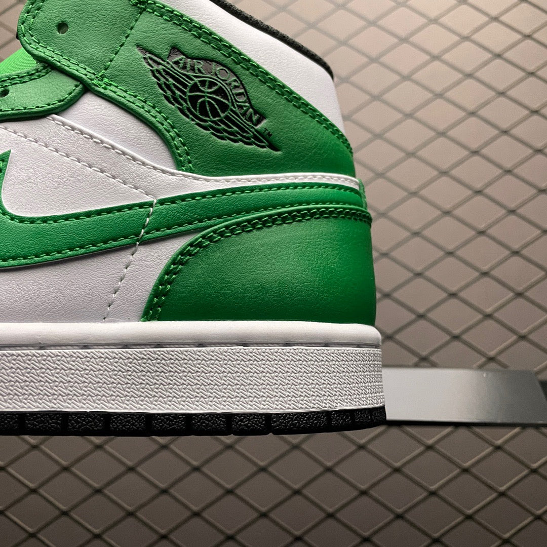 Nike Air Jordan 1 Mid "Lucky Green" 